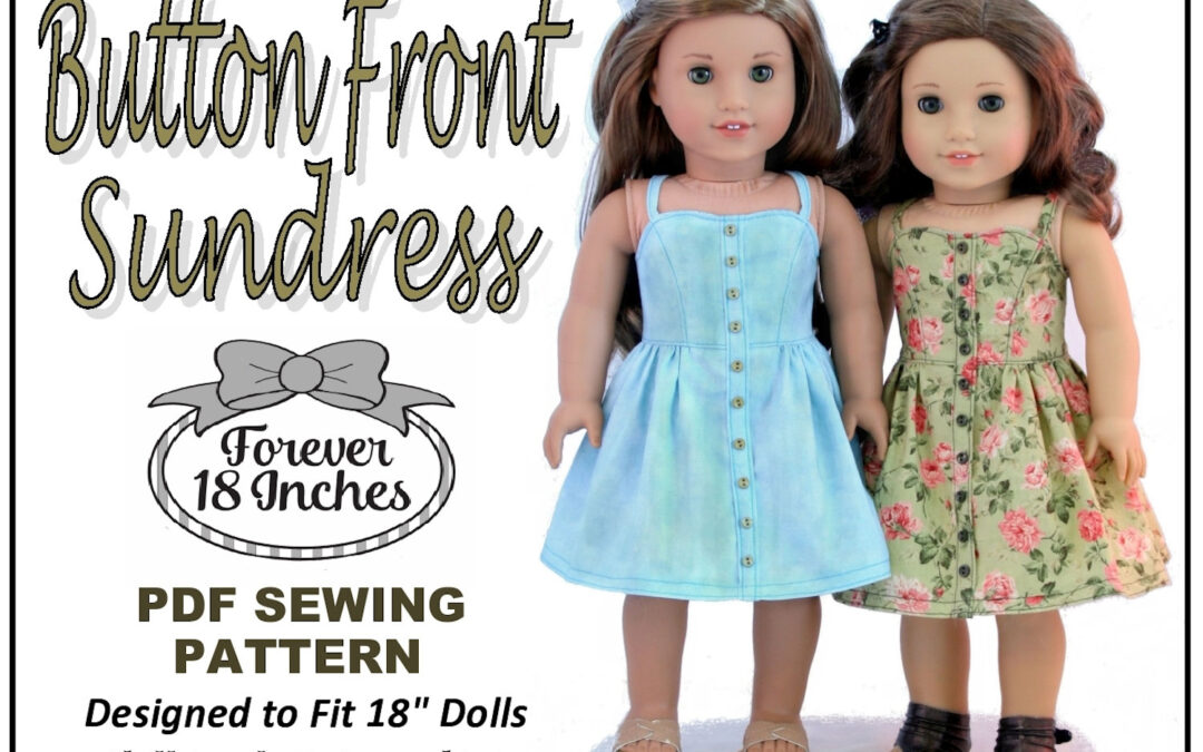 button front sundress pattern